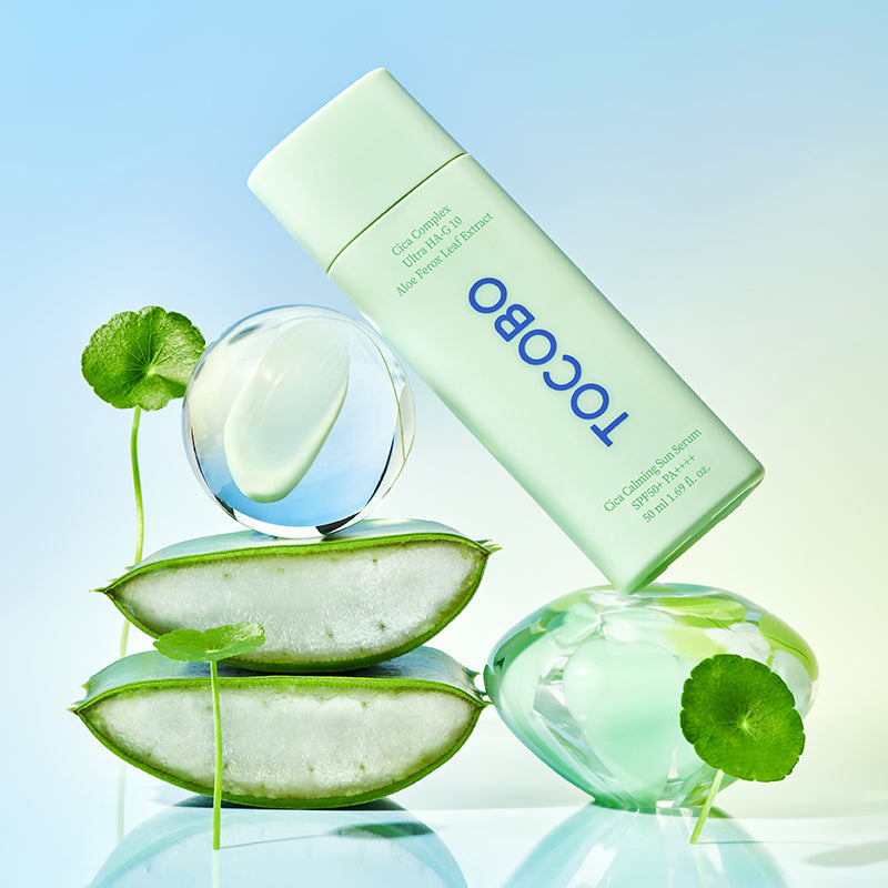 TOCOBO Cica Calming Sun Serum - Protector solar tipo suero calmante - Imagen 2