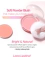 ETUDE Lovely Cookie Blusher PK004 Peach Choux Wafer - Rubor en polvo - Imagen 2
